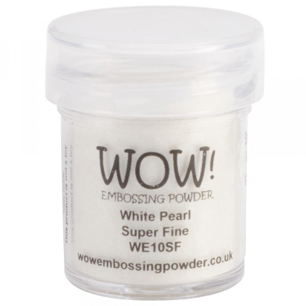 WOW! Ebossingpulver - Super Fine - White Pearl